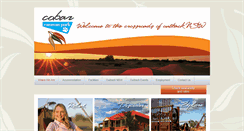 Desktop Screenshot of cobarcaravanpark.com.au